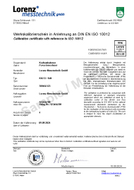 Sample Proprietary Calibration Certificate